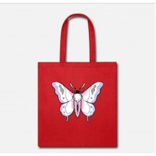 Moth Cupiosexual Pride Red Tote Bag